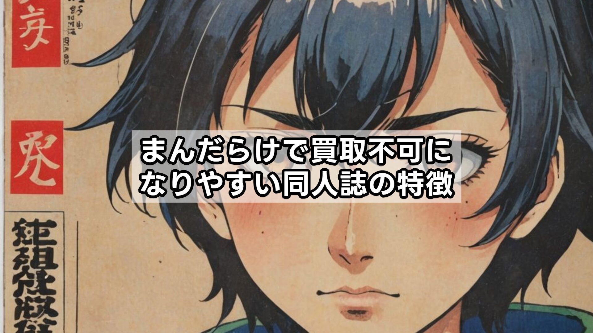 まんだらけで買取不可になりやすい同人誌の特徴