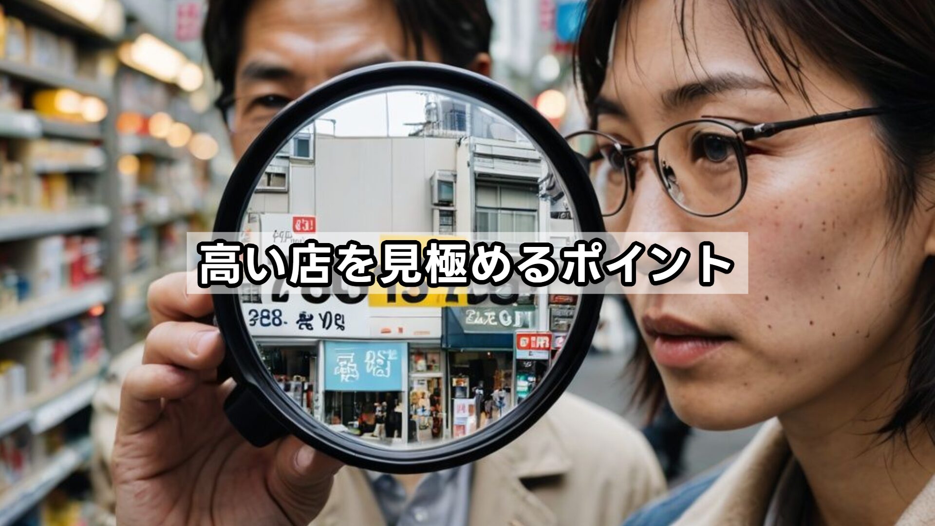 高い店を見極めるポイント