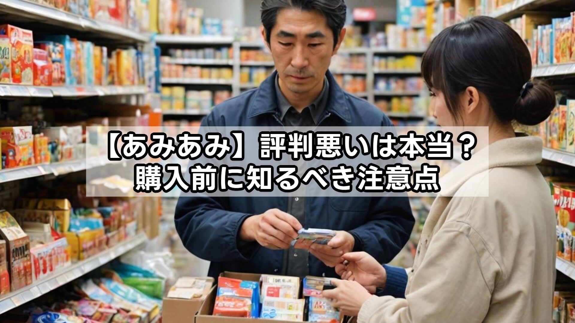 【あみあみ】評判悪いは本当？購入前に知るべき注意点