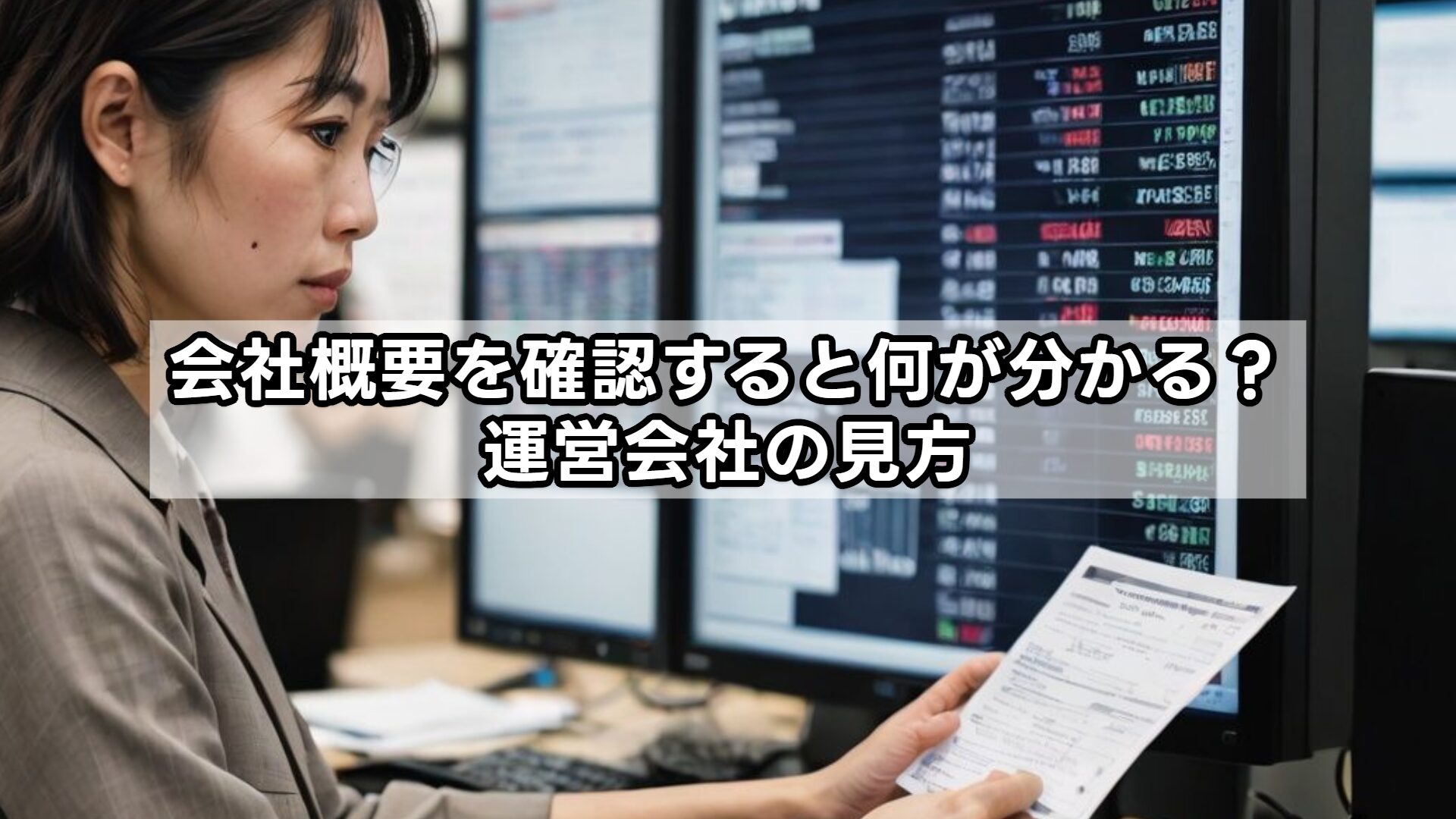 会社概要を確認すると何が分かる？運営会社の見方