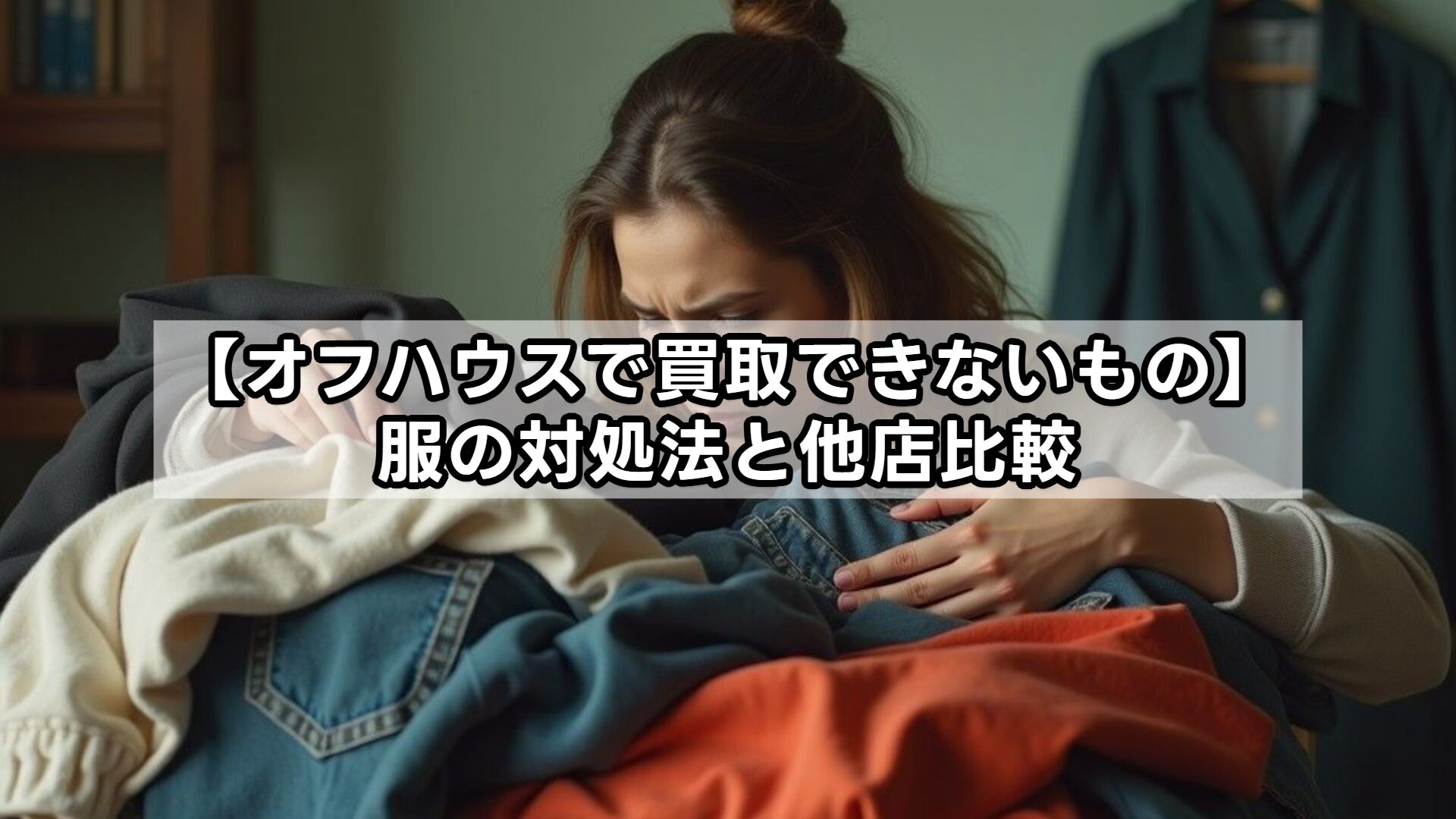 【オフハウスで買取できないもの】服の対処法と他店比較