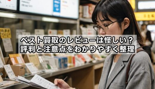ベスト買取のレビューは怪しい？評判と注意点をわかりやすく整理