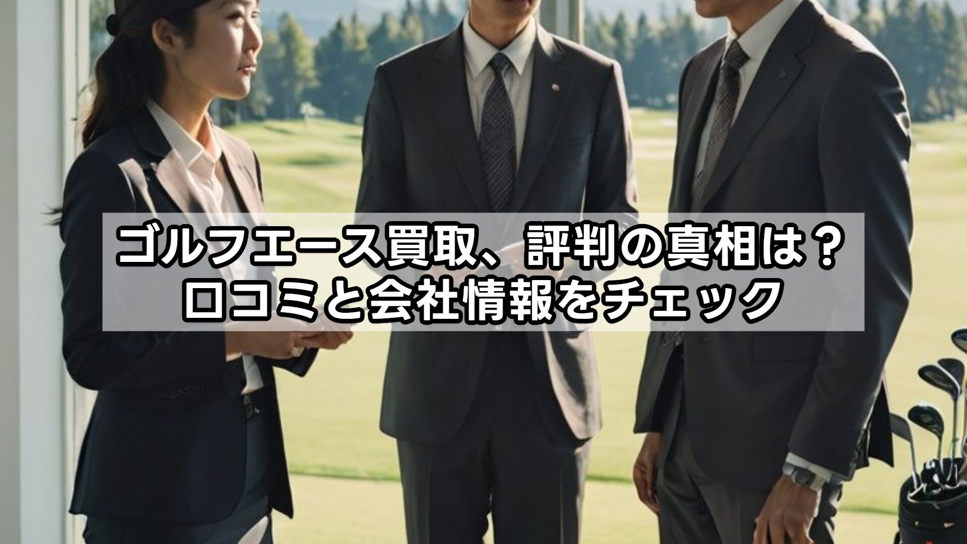 ゴルフエース買取、評判の真相は?口コミと会社情報をチェック