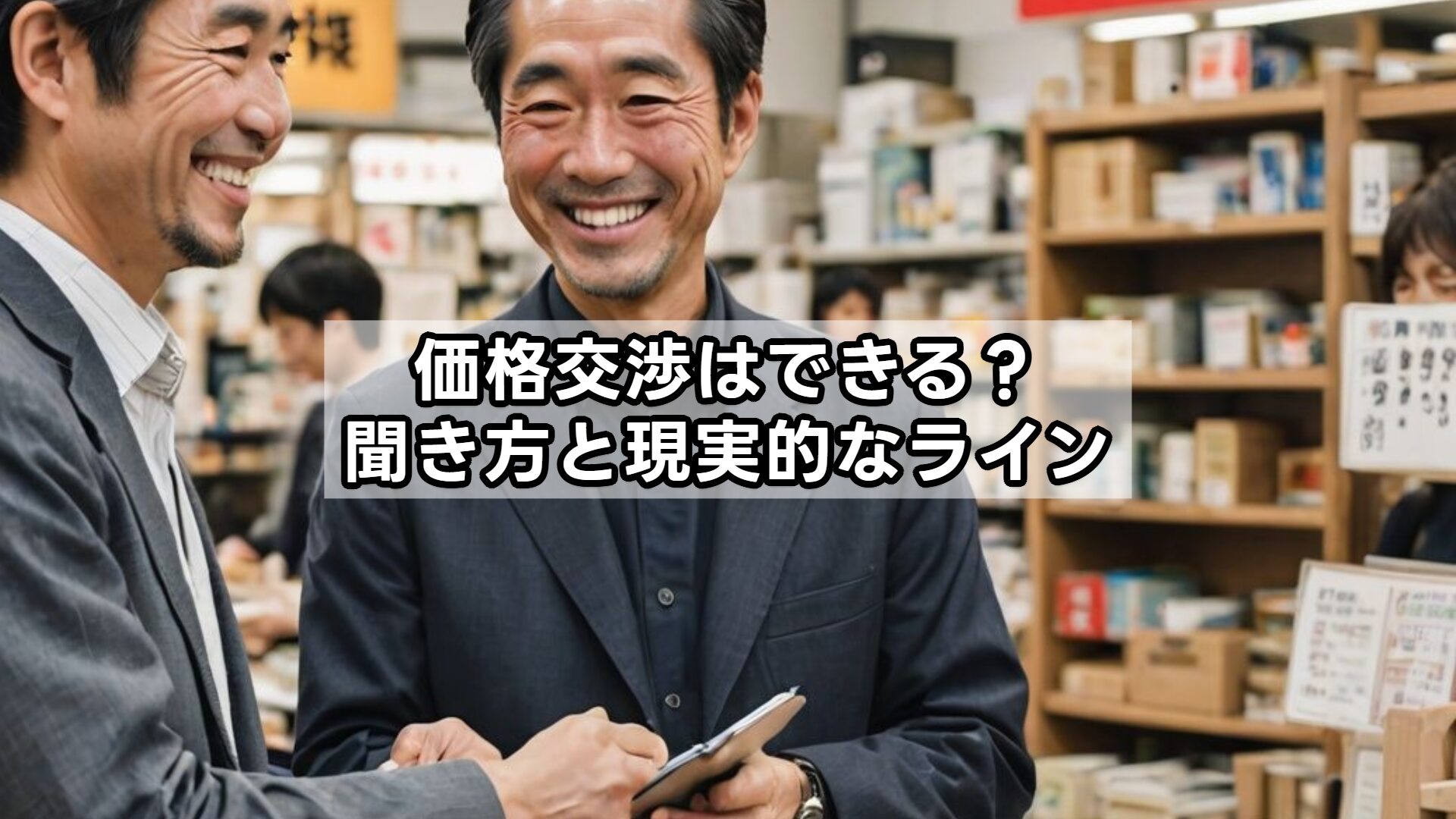 価格交渉はできる？聞き方と現実的なライン