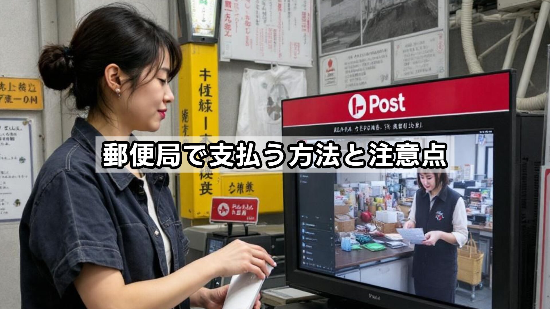 郵便局で支払う方法と注意点