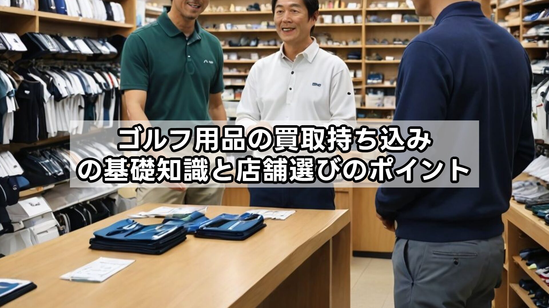 ゴルフ用品の買取持ち込みの基礎知識と店舗選びのポイント