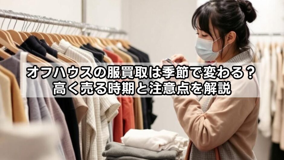 オフハウスの服買取は季節で変わる？高く売る時期と注意点を解説