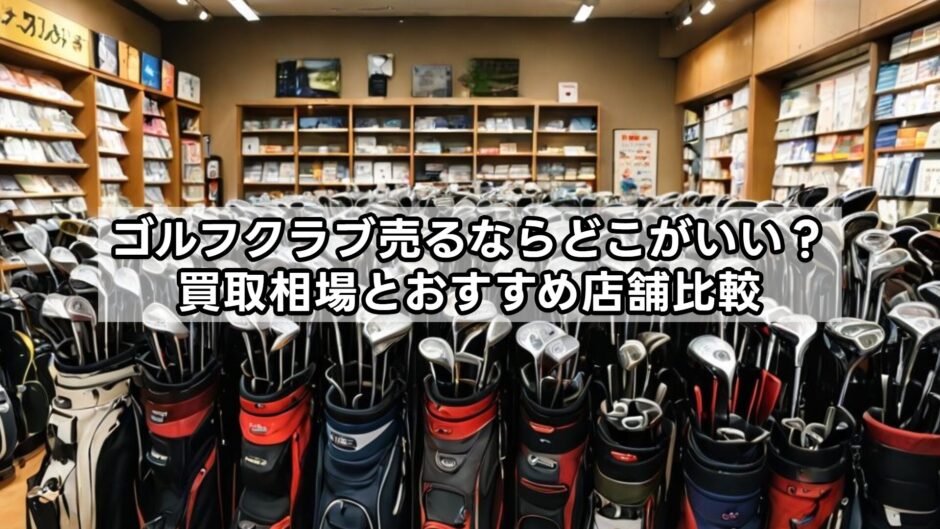 ゴルフクラブ売るならどこがいい？買取相場とおすすめ店舗比較