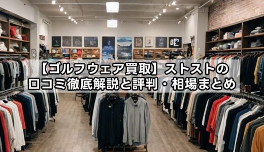 【ゴルフウェア買取】ストストの口コミ徹底解説と評判・相場まとめ
