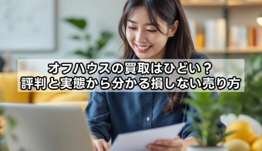 オフハウスの買取はひどい？評判と実態から分かる損しない売り方