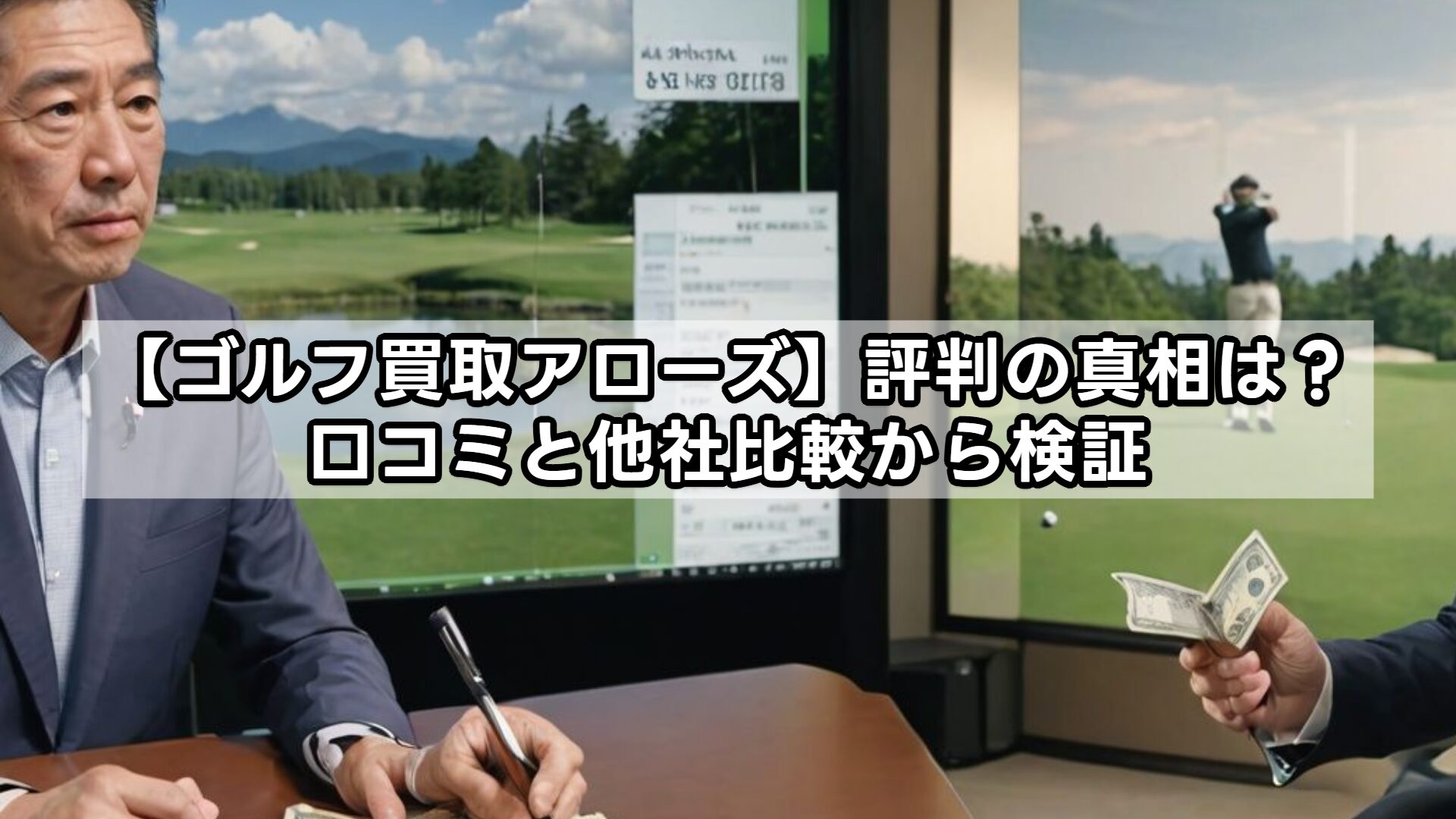 【ゴルフ買取アローズ】評判の真相は？口コミと他社比較から検証