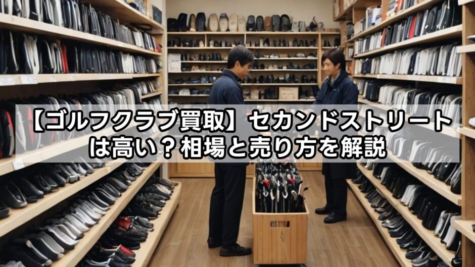 【ゴルフクラブ買取】セカンドストリートは高い？相場と売り方を解説