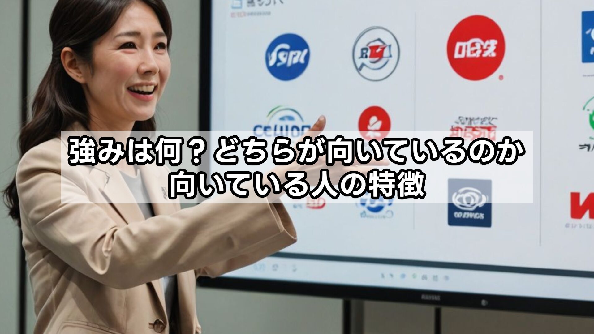 強みは何？どちらが向いているのか向いている人の特徴