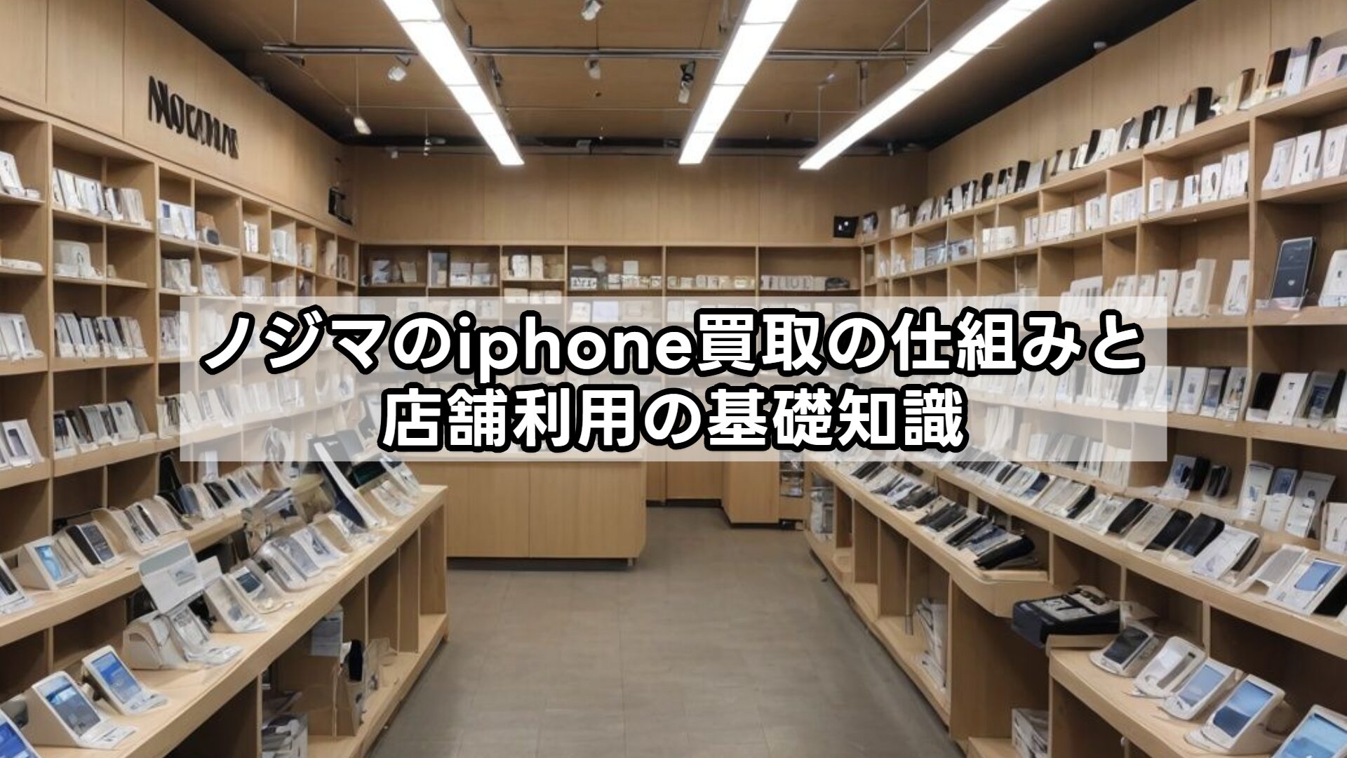 ノジマのiphone買取の仕組みと店舗利用の基礎知識