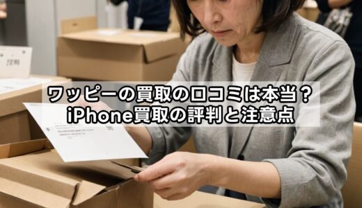 ワッピーの買取の口コミは本当？iPhone買取の評判と注意点