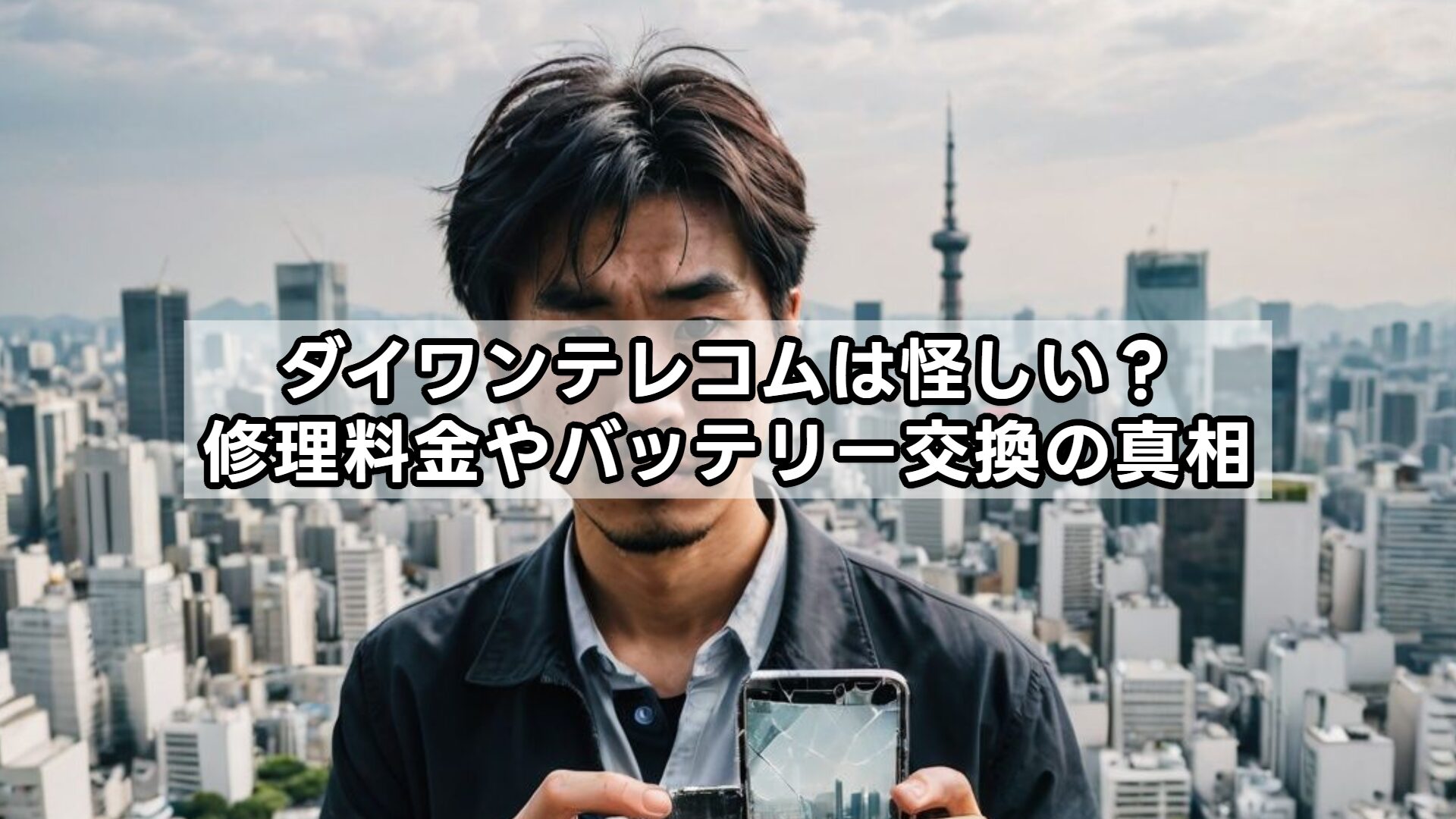 ダイワンテレコムは怪しい?修理料金やバッテリー交換の真相
