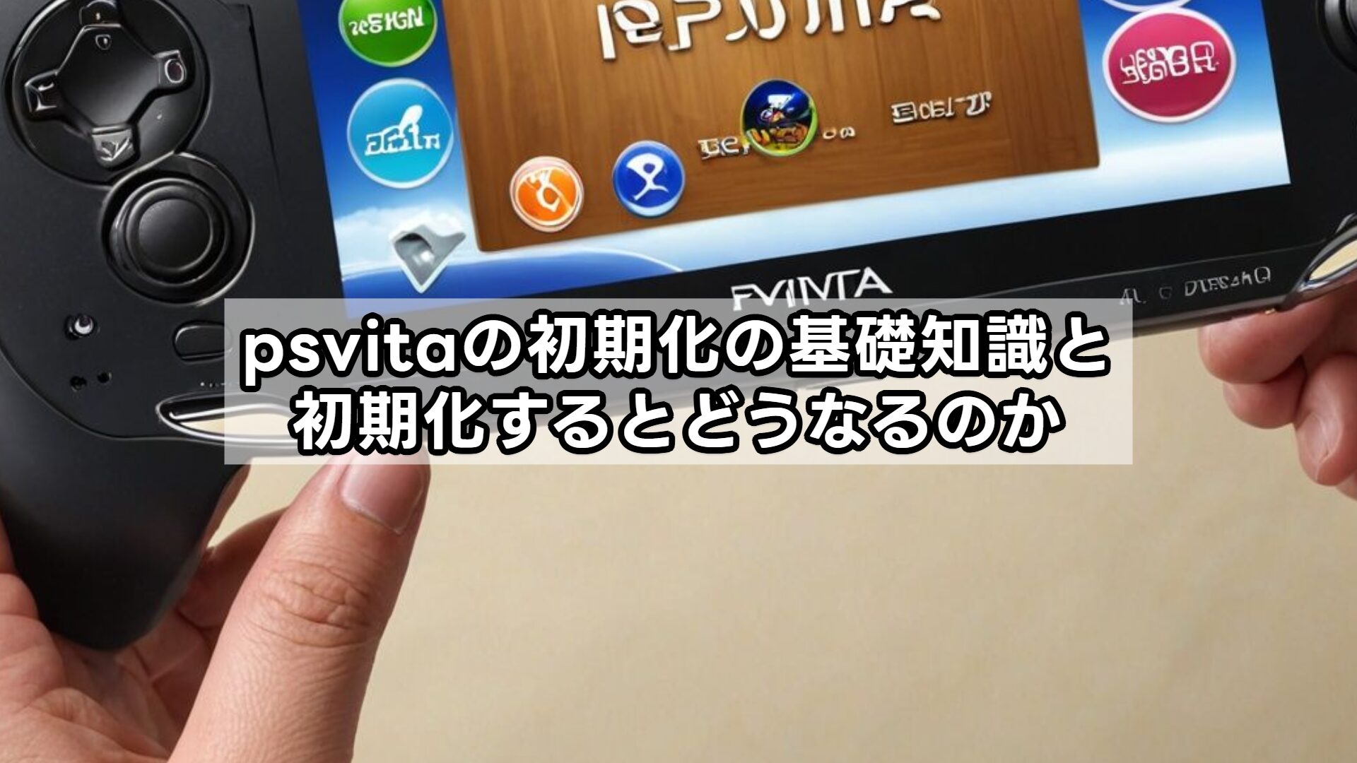 psvitaの初期化の基礎知識と初期化するとどうなるのか