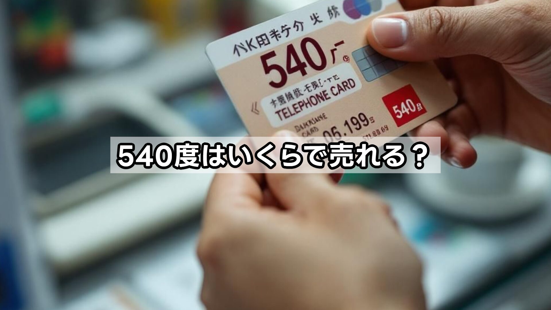 540度はいくらで売れる？