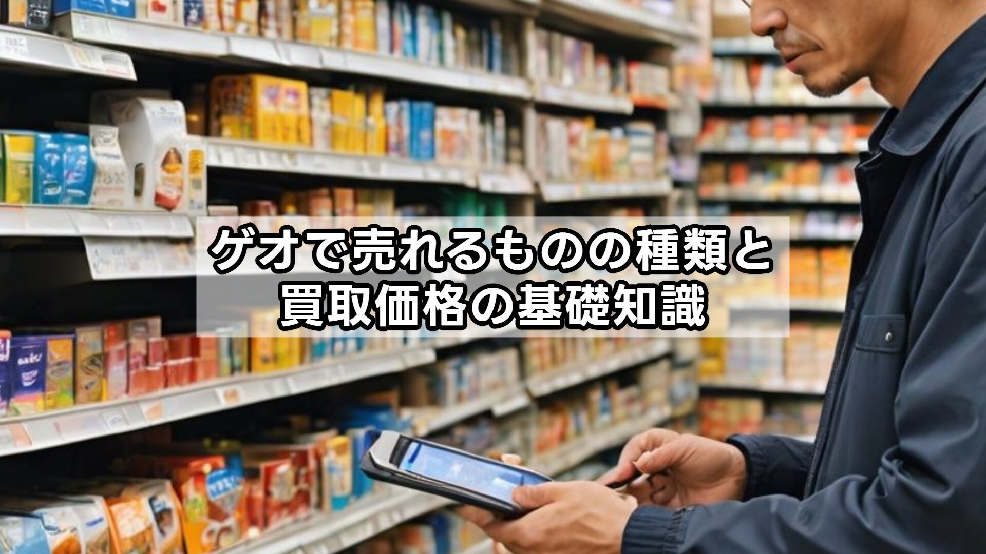 ゲオで売れるものの種類と買取価格の基礎知識