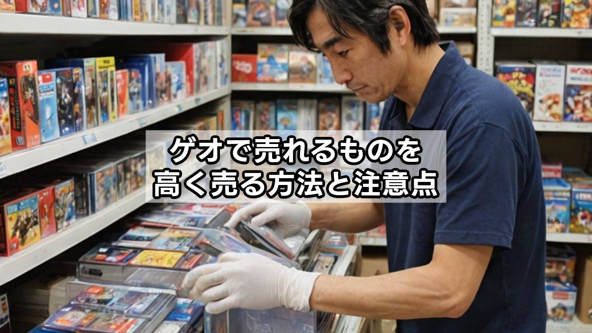 ゲオで売れるものを高く売る方法と注意点
