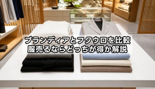 ブランディアとフクウロを比較：服売るならどっちが得か解説