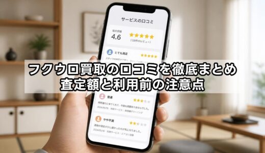 フクウロ買取の口コミを徹底まとめ：査定額と利用前の注意点