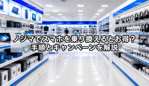 ノジマでスマホを乗り換えるとお得？手順とキャンペーンを解説