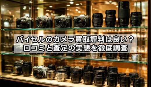 バイセルのカメラ買取評判は良い？口コミと査定の実態を徹底調査