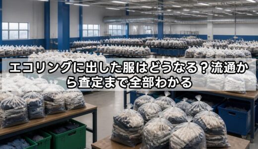 エコリングに出した服はどうなる？流通から査定まで全部わかる