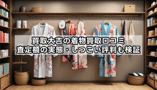 買取大吉の着物買取口コミ：査定額の実態・しつこい評判も検証