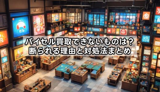 バイセル買取できないものは？断られる理由と対処法まとめ