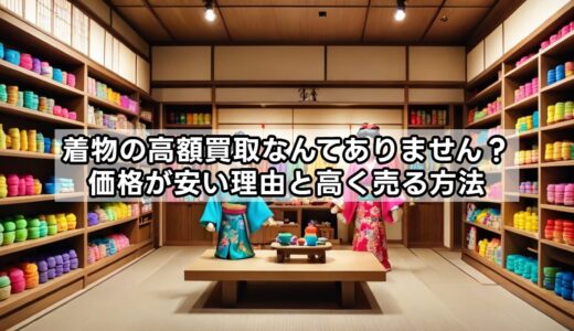 着物の高額買取なんてありません？価格が安い理由と高く売る方法