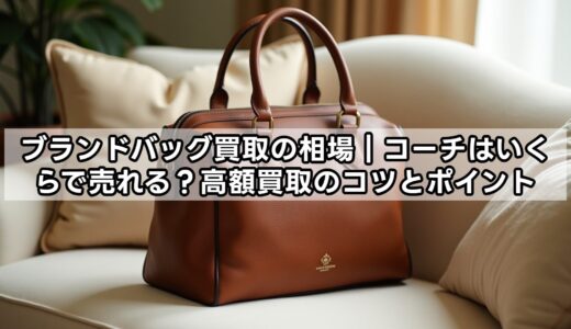 ブランドバッグ買取の相場｜コーチはいくらで売れる？高額買取のコツとポイント