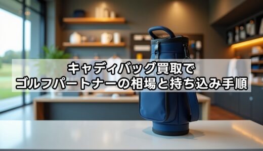 キャディバッグ買取でゴルフパートナーの相場と持ち込み手順