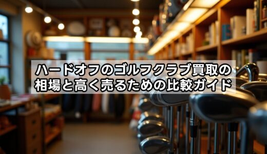 ハードオフのゴルフクラブ買取の相場と高く売るための比較ガイド