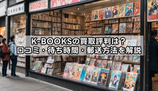 K-BOOKSの買取評判は？口コミ・待ち時間・郵送方法を解説