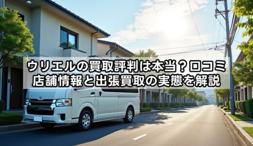 ウリエルの買取評判は本当？口コミ・店舗情報と出張買取の実態を解説