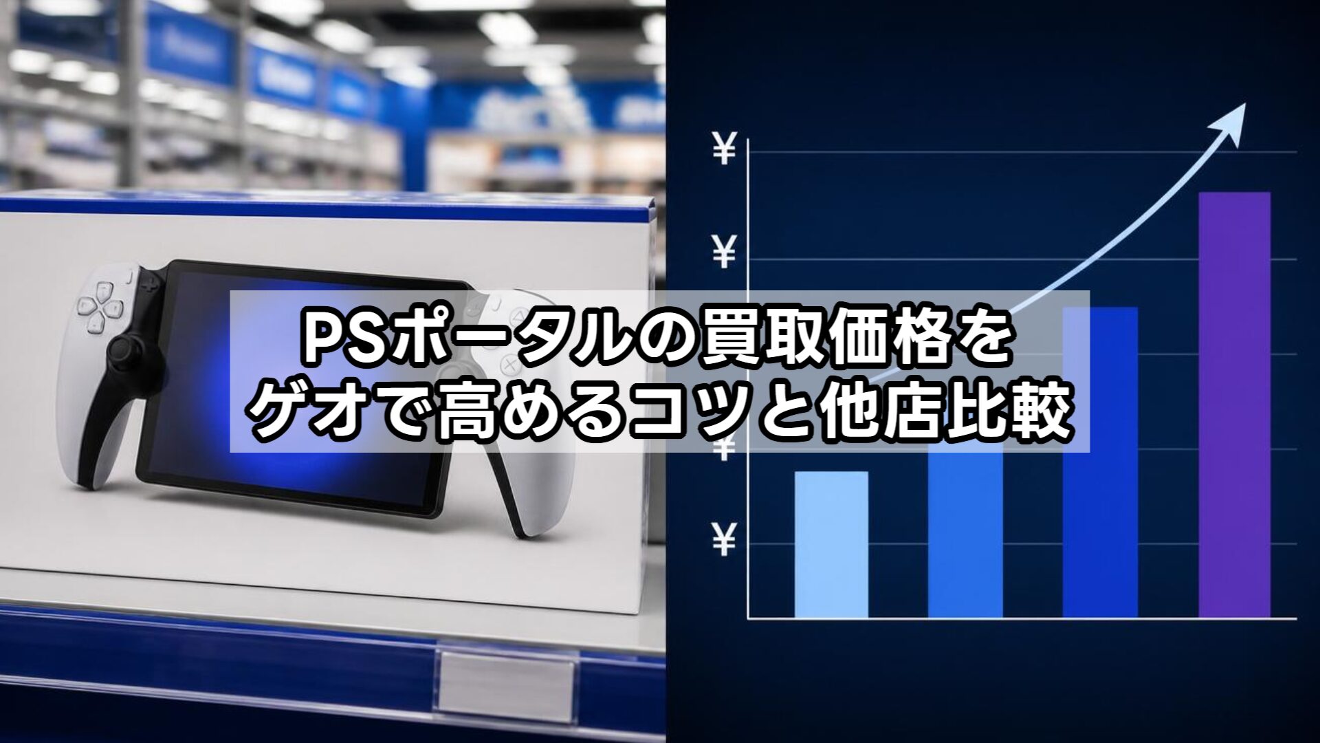 PSポータルの買取価格をゲオで高めるコツと他店比較