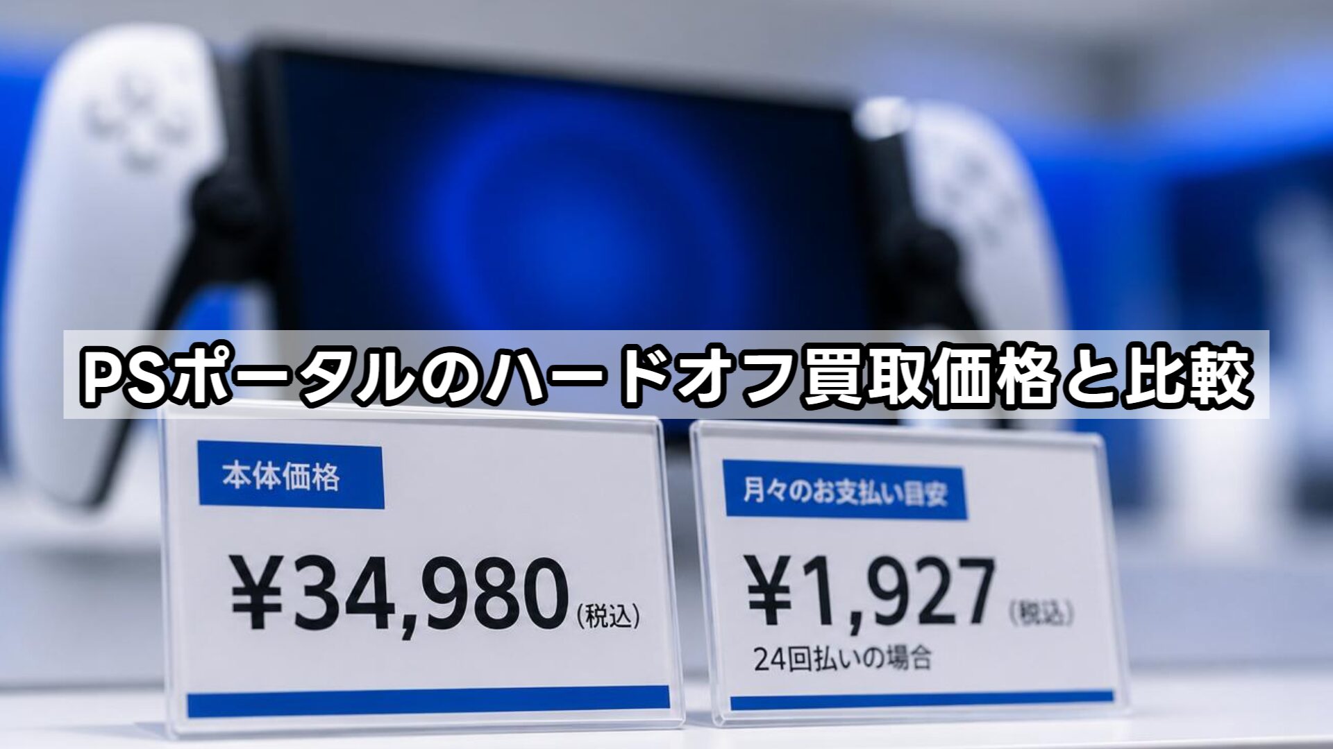 PSポータルのハードオフ買取価格と比較