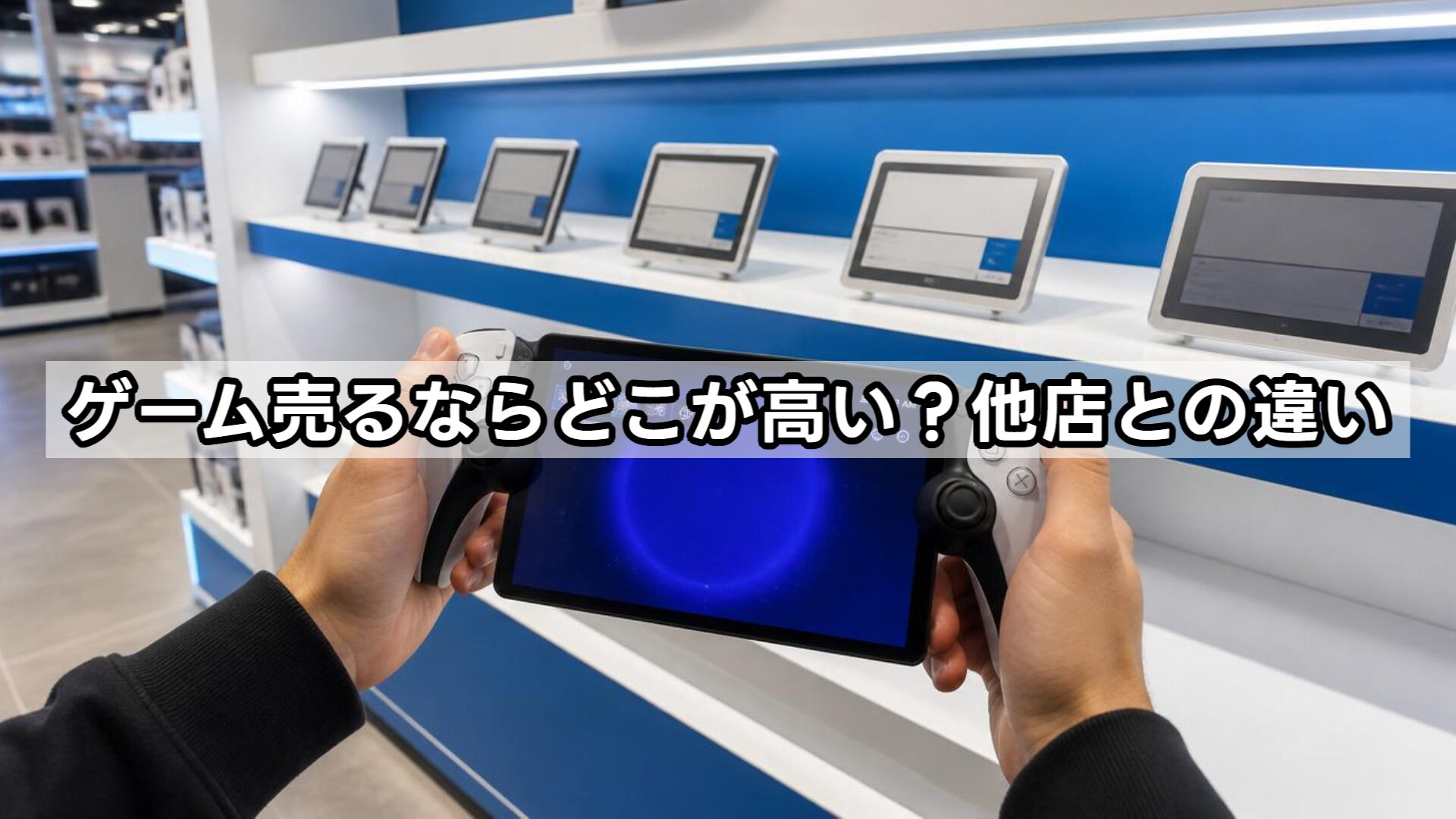 ゲーム売るならどこが高い？他店との違い