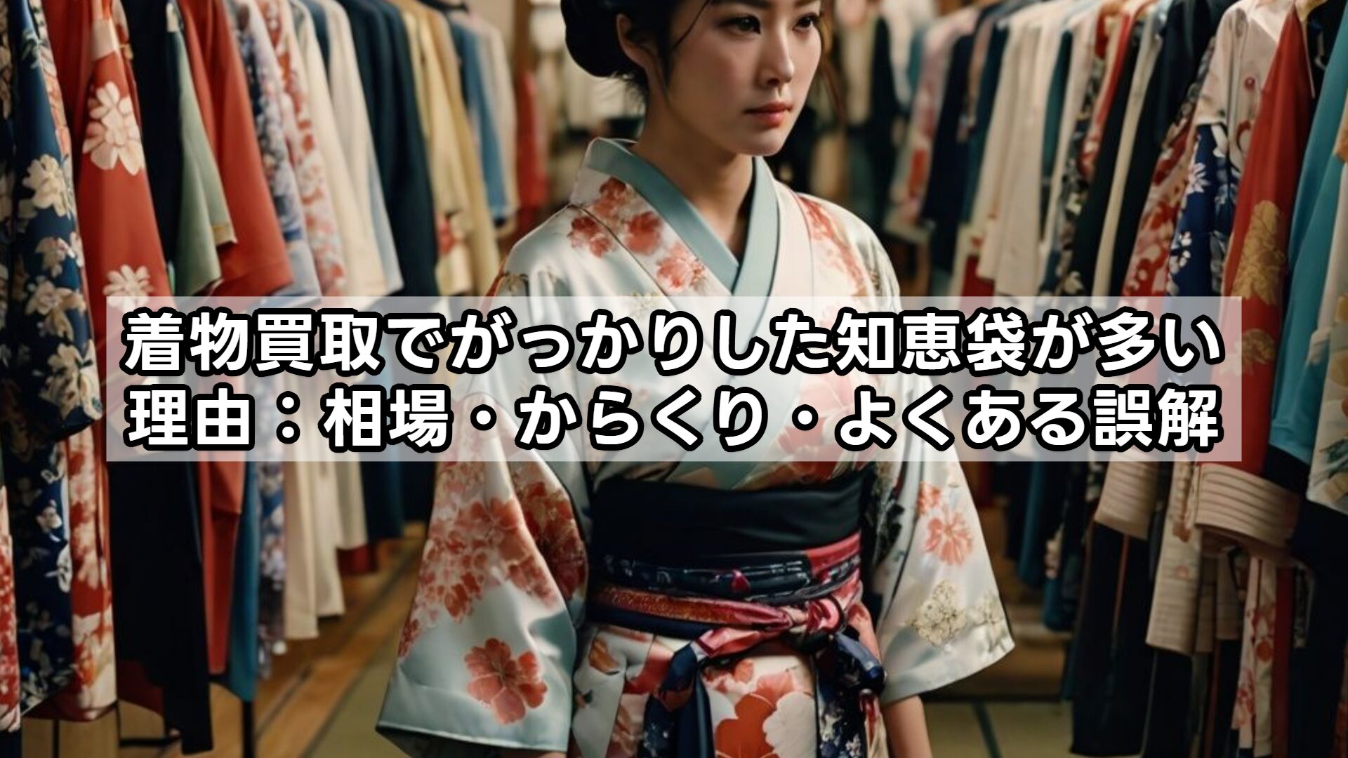 着物買取でがっかりした知恵袋が多い理由